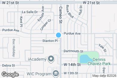 Map image of the property - 1700-1704 Cameo St