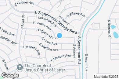 Map image of the property - 7457 E Laguna Azul Ave