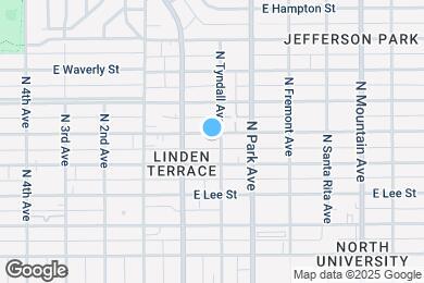 Map image of the property - 838 E Lester St