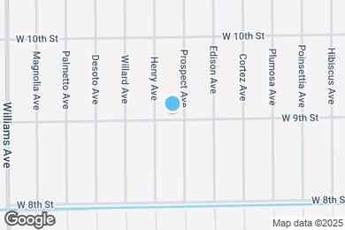 Map image of the property - 502 W 9th St
