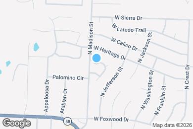 Map image of the property - 327 Shenandoah Dr
