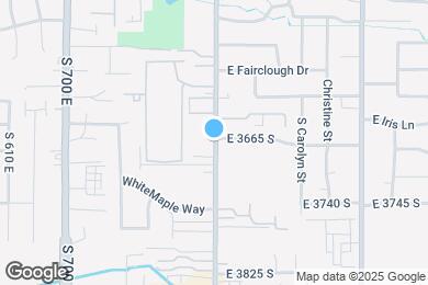 Map image of the property - 3660 S 900 E