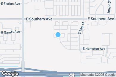 Map image of the property - 1250 S Rialto
