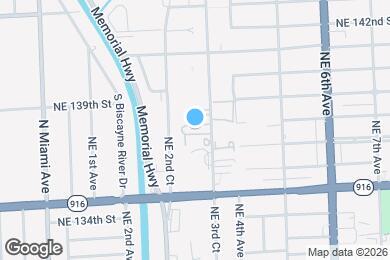 Map image of the property - The Oaks in North Miami