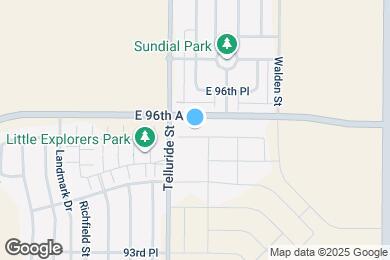 Map image of the property - 17801 E 95th Pl