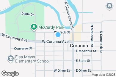Map image of the property - 214 W Corunna Ave