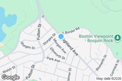 Map image of the property - 890 Highland Ave