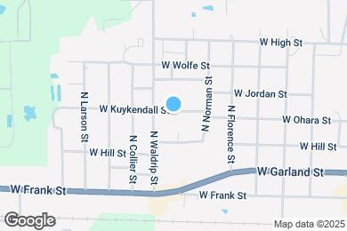Map image of the property - 1015 W Kuykendall St
