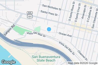 Map image of the property - 1662 E Ocean Ave