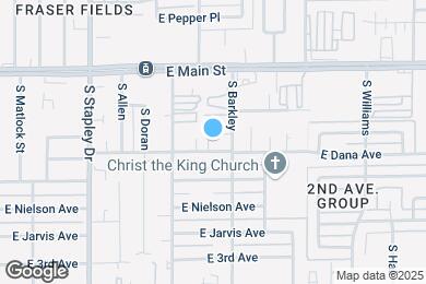 Map image of the property - 1422 E Dana Ave