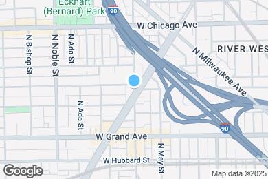 Map image of the property - 614 N Ogden Ave