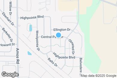 Map image of the property - 1317 Central Park Dr