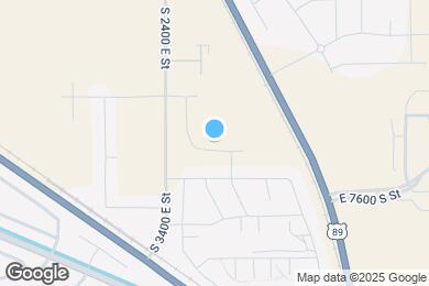 Map image of the property - 3509 E 1120 S