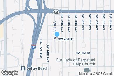 Map image of the property - 145 SW 13th Ave