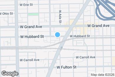 Map image of the property - 1359 W Hubbard St