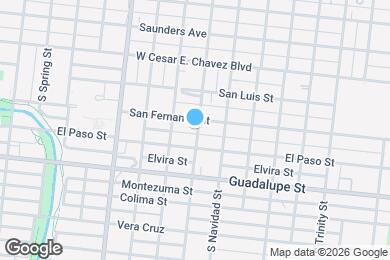 Map image of the property - 709 S Chupaderas St