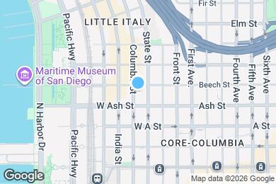 Map image of the property - 425 W Beech