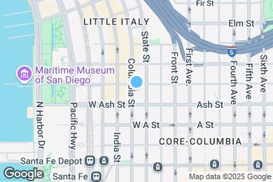 Map image of the property - 425 W Beech St