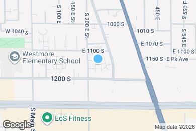 Map image of the property - 1159 S 225 E