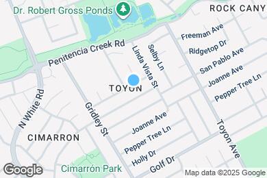 Map image of the property - 3392 San Mardo Ave