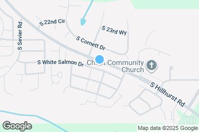 Map image of the property - 2908 S White Salmon Dr
