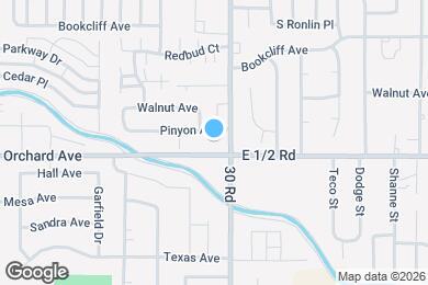 Map image of the property - 2999 1/4 Pinyon Ave