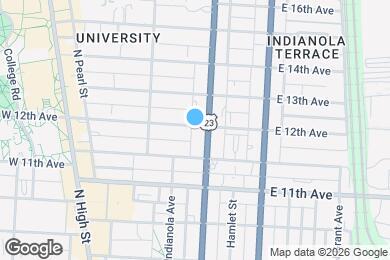 Map image of the property - 193 E 12th Ave