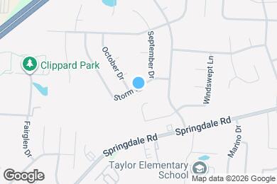 Map image of the property - 10203 Storm Dr