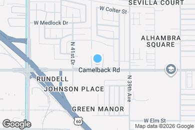 Map image of the property - 4009 W Palomino Rd