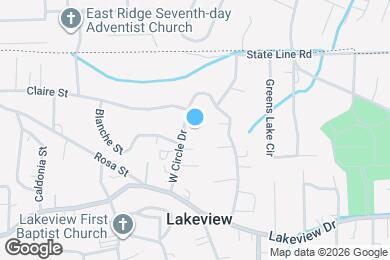 Map image of the property - 469 W Circle Dr