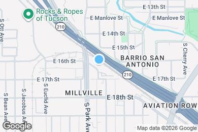 Map image of the property - 1001 E 17th St