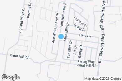 Map image of the property - 1031 Tom Hailey Blvd