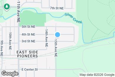 Map image of the property - 308 15th Ave NE