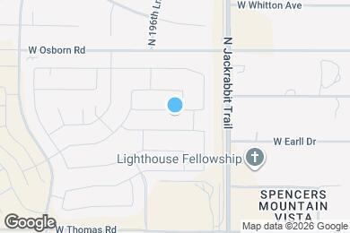 Map image of the property - 19609 W Monterey Way