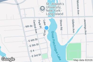 Map image of the property - 119 Lake Shore Dr