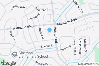 Map image of the property - 2521 Astrozon Cir