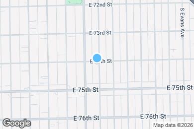 Map image of the property - 7400 S Vernon Ave