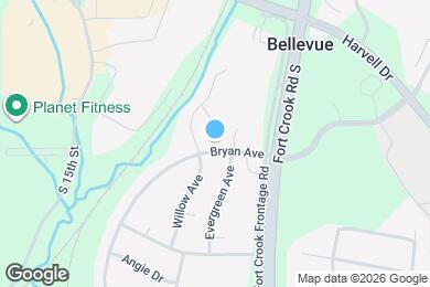 Map image of the property - 2706 Bryan Ave
