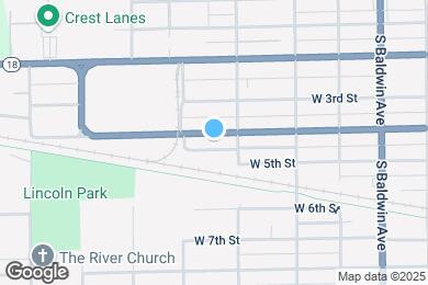 Map image of the property - 1711 W 4th St