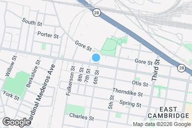 Map image of the property - 521 Cambridge St