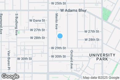 Map image of the property - Menlo Apartments