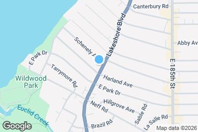 Map image of the property - 17927 Lakeshore Boulevard