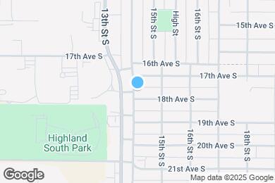 Map image of the property - 1721 14th St S
