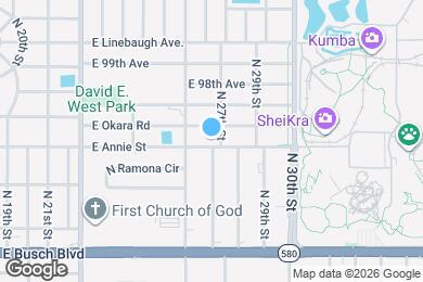 Map image of the property - 2610 E Annie St