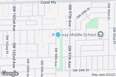 Map image of the property - 2911 SW 98th Ave