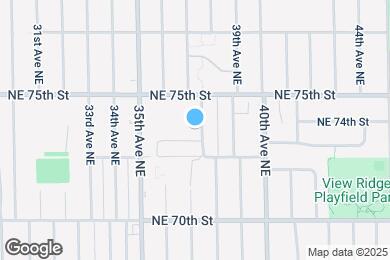 Map image of the property - 7327 38th Ave NE