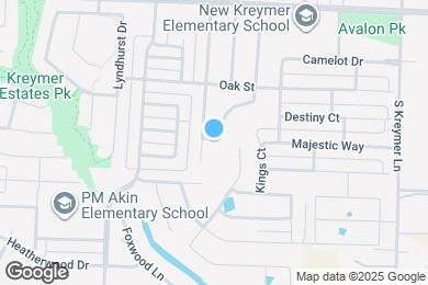 Map image of the property - 124 S Bending Oak Ln