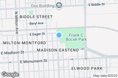 Map image of the property - 905 N Linwood Ave