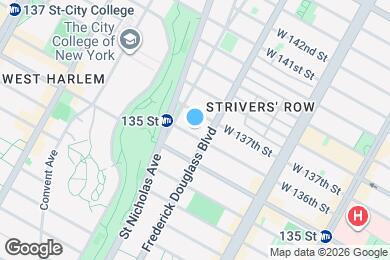 Map image of the property - 307 W 136th St