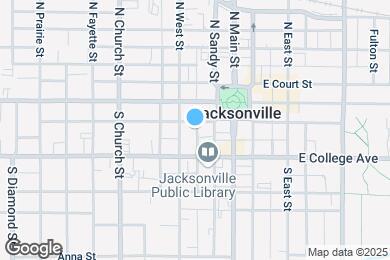 Map image of the property - 221 W Morgan St